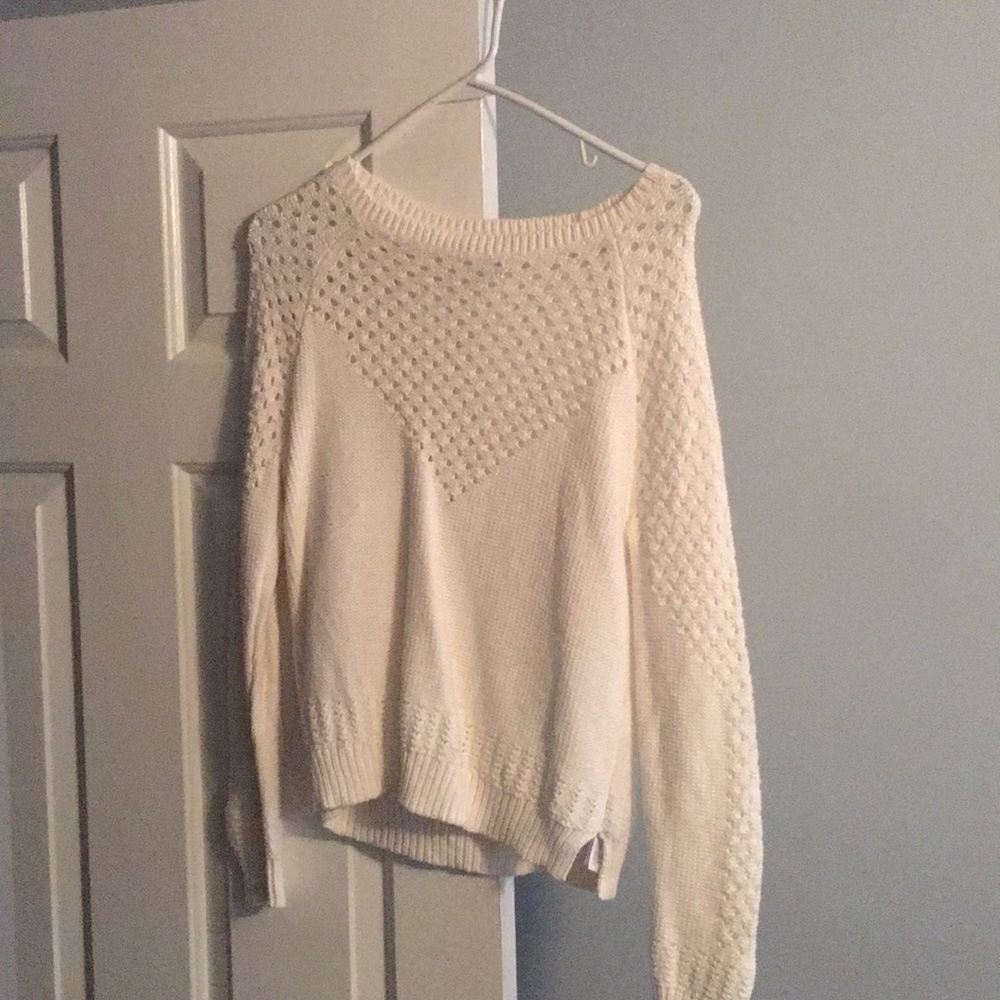 Off White Colored Sweater